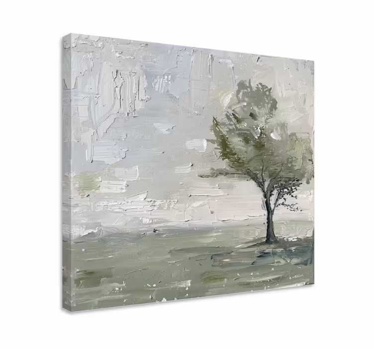 Tree Painting Canvas Wall Art - TenStickers