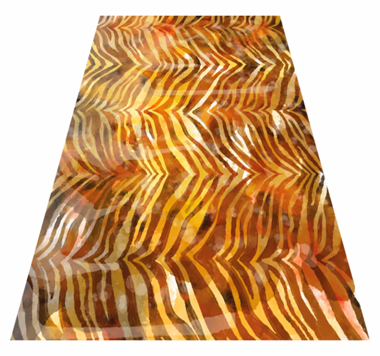 Animal vinyl rug zebra watercolor texture - TenStickers