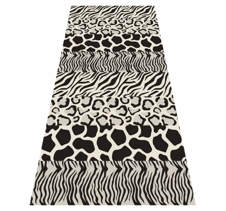 Animal vinyl rug in four unique designs - TenStickers