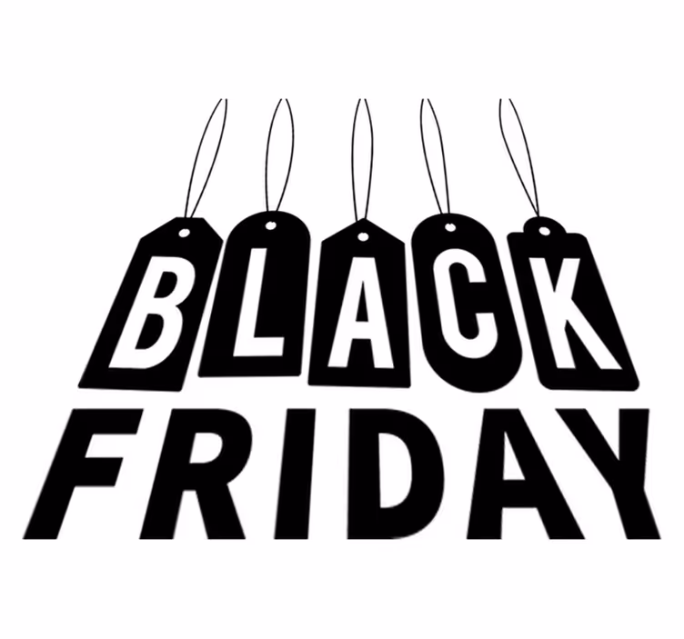 Black friday vinyl rug modern style floor mat - TenStickers