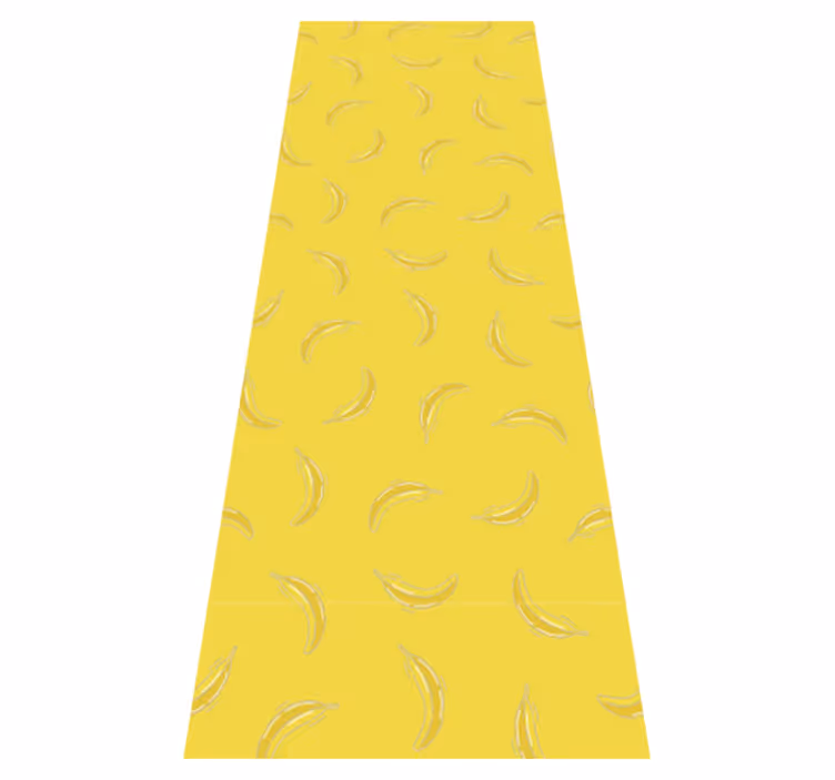 Kitchen vinyl rug in pantone banana yellow - TenStickers