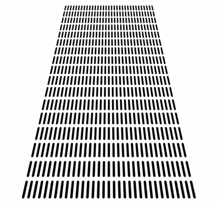 Bathroom vinyl rug with minimalistic lines - TenStickers