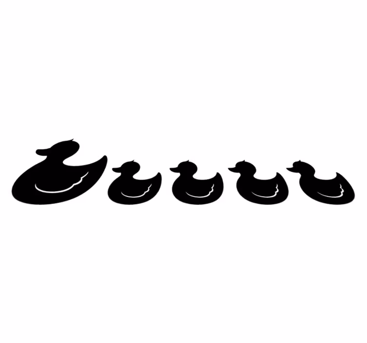 Bathroom vinyl rug rubber duck design - TenStickers