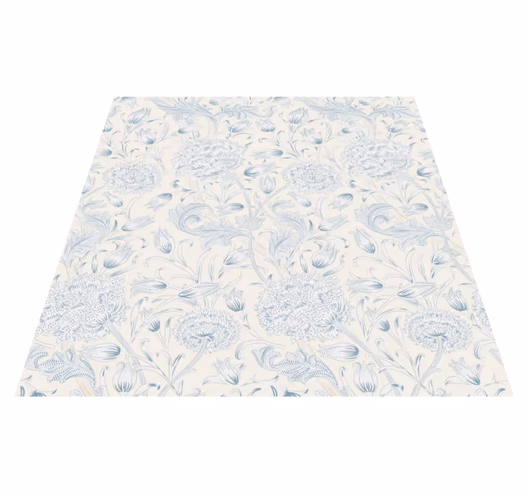 Flower vinyl rug floral design for closet - TenStickers