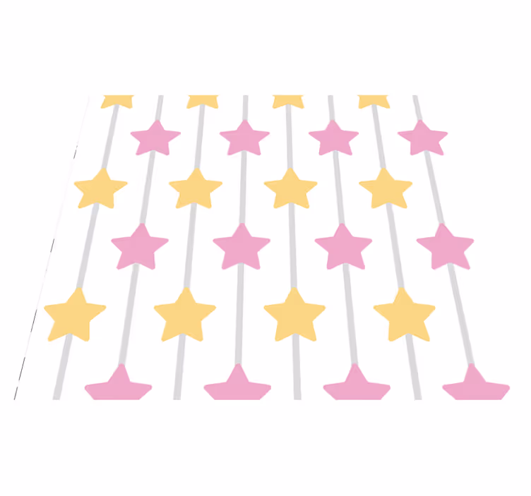 Phenomenal sweetness star vinyl rug - TenStickers