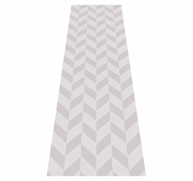 Geometric vinyl rug with geometric shapes - TenStickers
