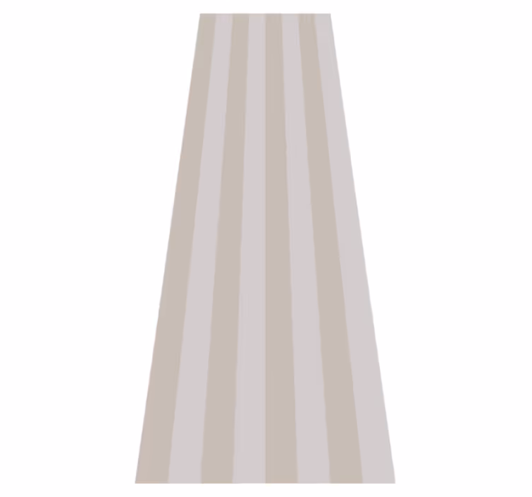 Bedroom vinyl rug with vertical stripes hamptons design - TenStickers