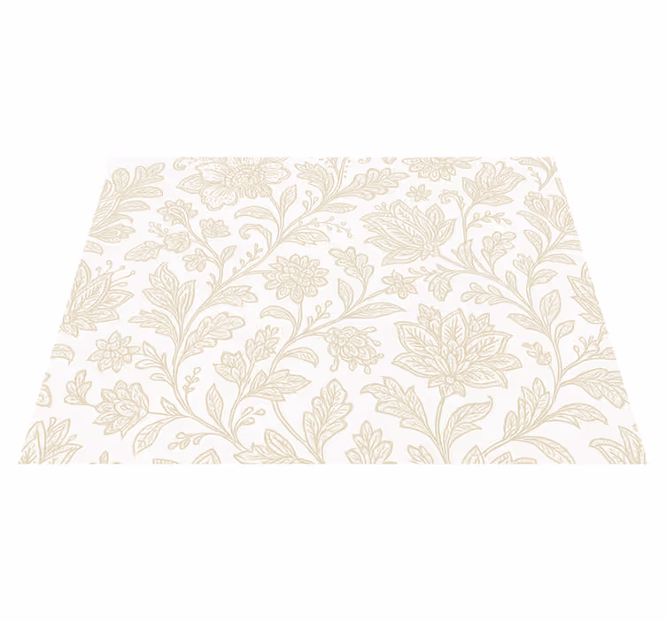 Decorative bohemian bedroom vinyl rug - TenStickers