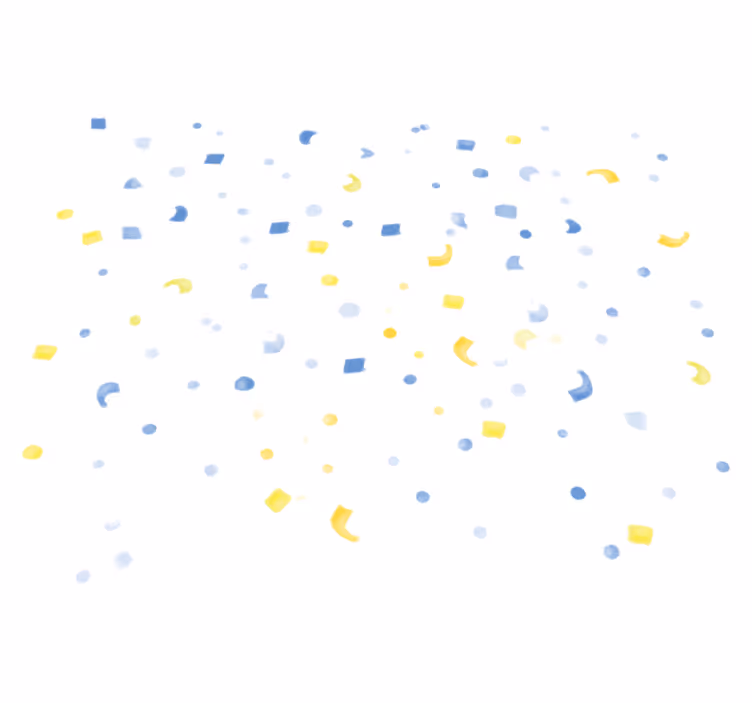 Geometric vinyl rug in watercolor confetti - TenStickers