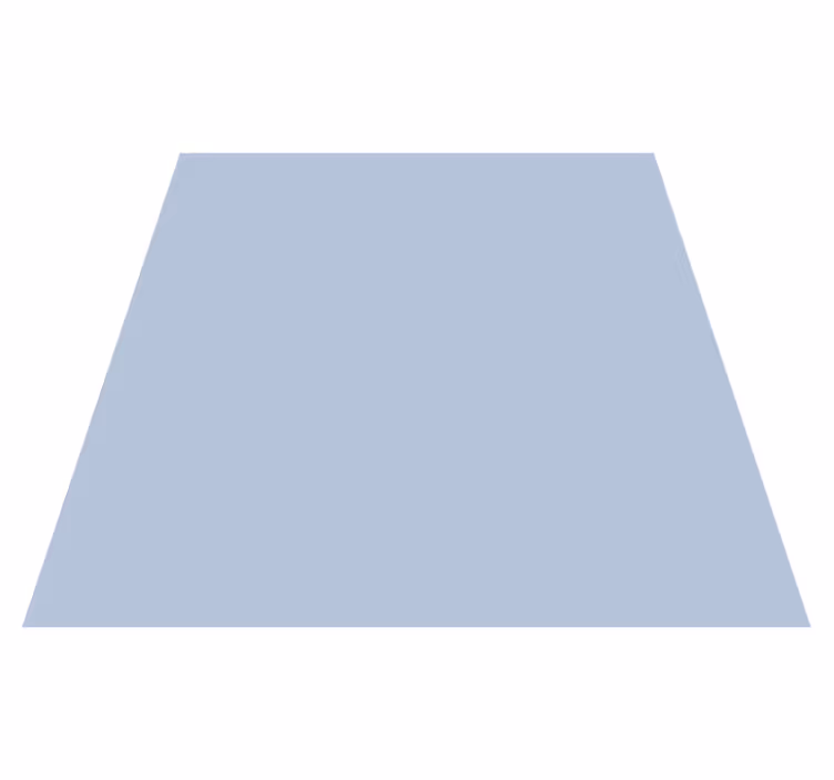 Geometric vinyl rug in grey simple color - TenStickers
