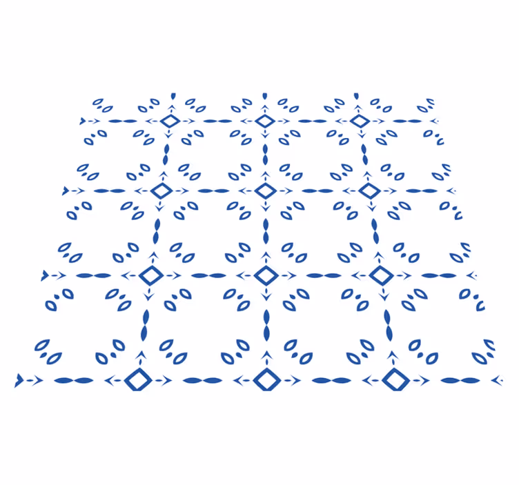 Bathroom vinyl rug classic bathroom wallpaper - TenStickers