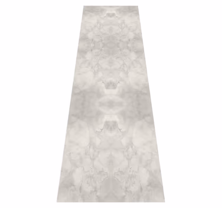 Gray marble textured bathroom vinyl rug - TenStickers
