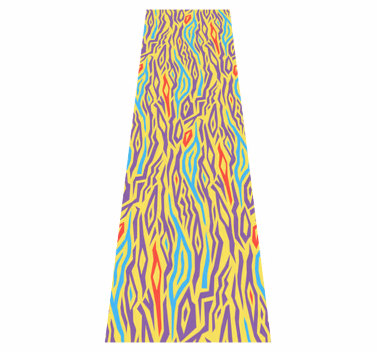Kitchen vinyl rug vintage zebra animal print - TenStickers