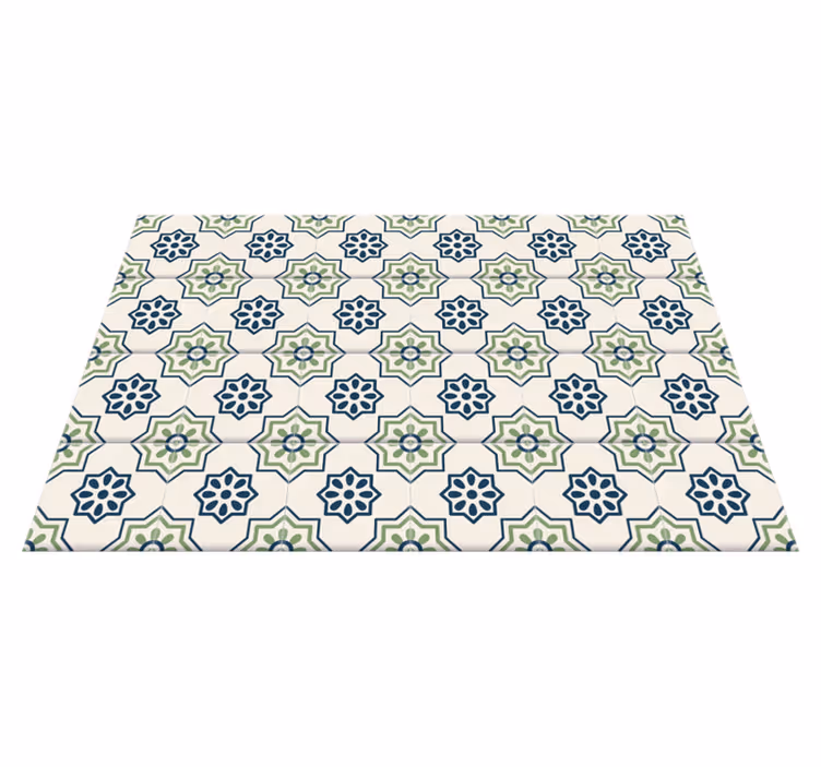 Kitchen vinyl rug kitchen tiles sticker - TenStickers