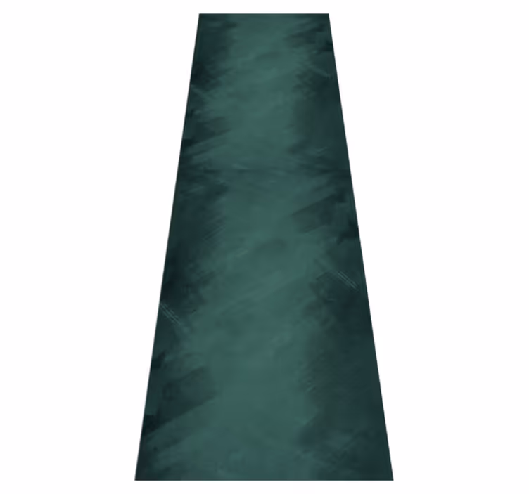 Bedroom vinyl rug rustic green retro style - TenStickers