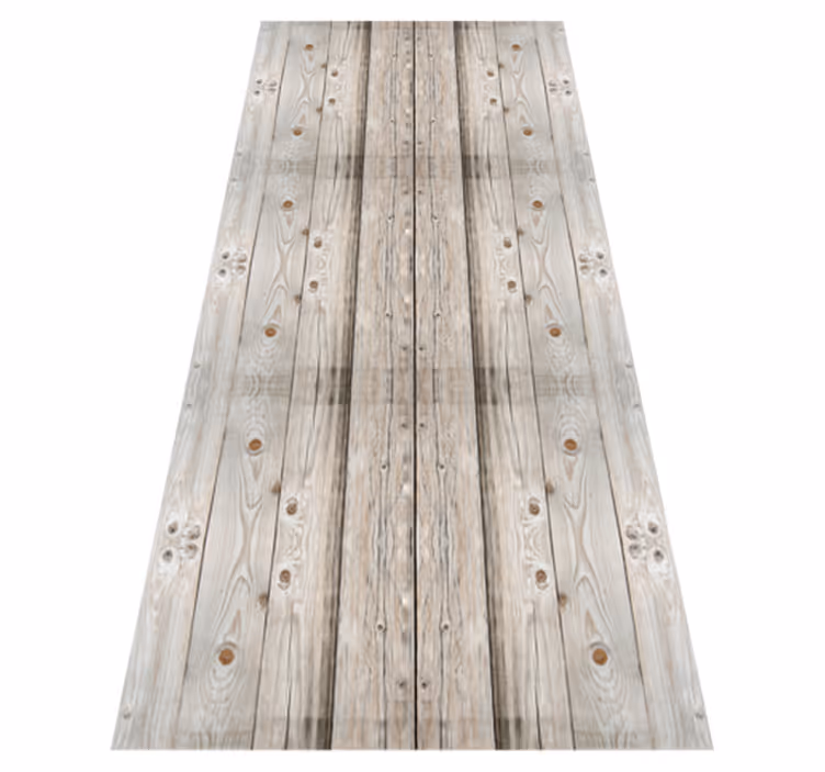 Office vinyl rug white pine wood effect - TenStickers