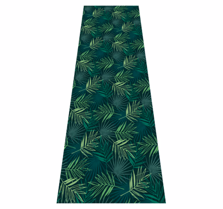 Office vinyl rug tropical blend design - TenStickers
