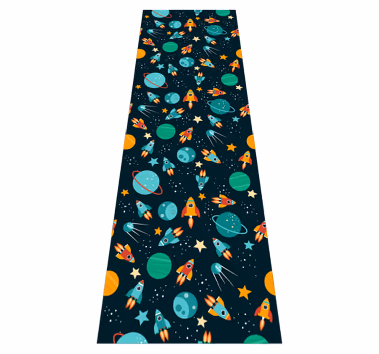 Bedroom vinyl rug for a charming kids' space - TenStickers