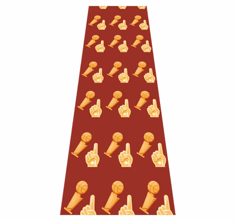 Bedroom vinyl rug basketball game design - TenStickers