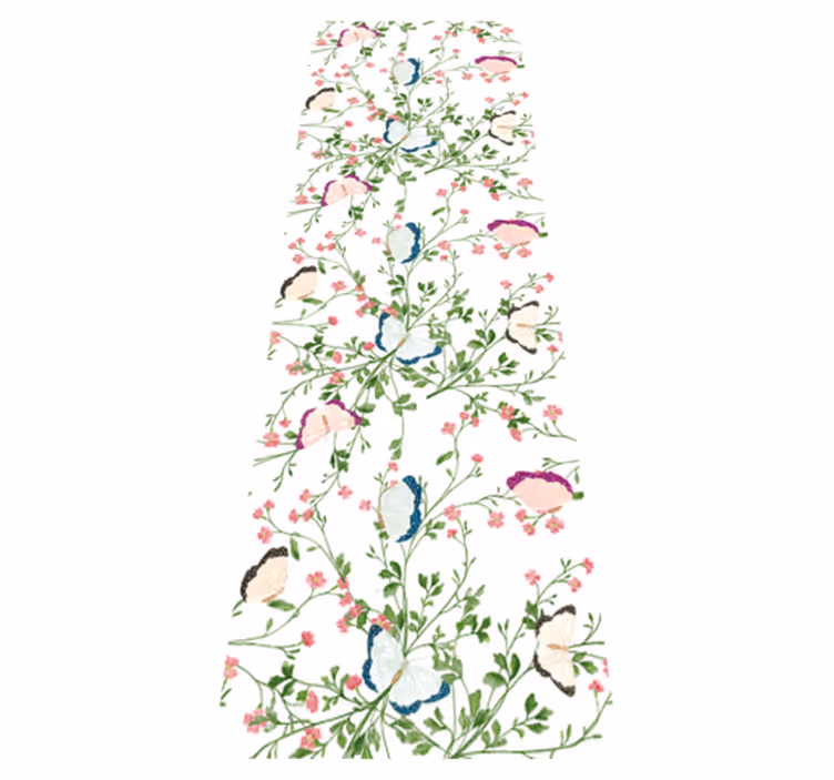 Fantasy watercolor bedroom vinyl rug - TenStickers