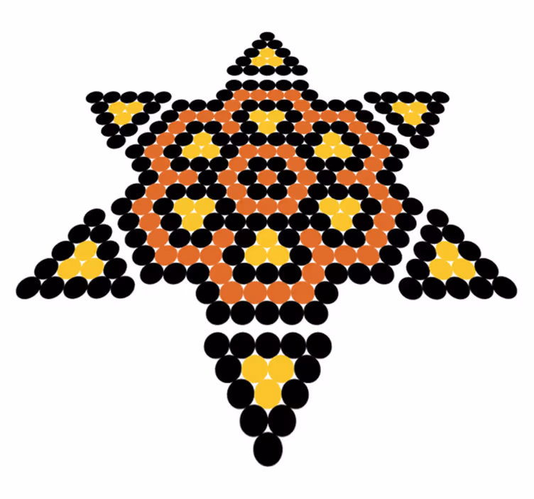 Sol huichol bedroom vinyl rug - TenStickers