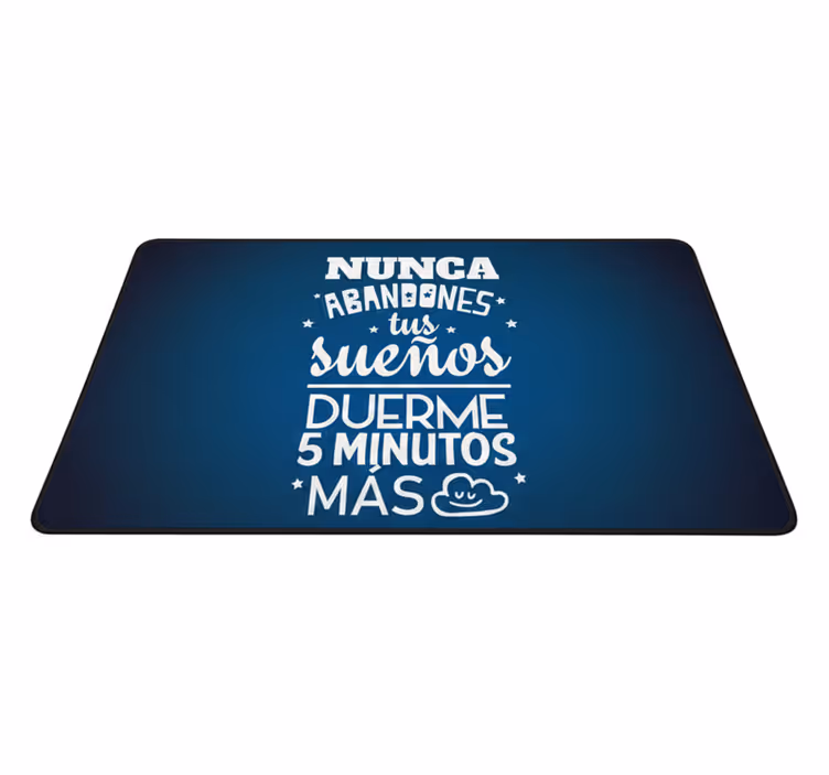 Bedroom vinyl rug fun text for better sleep - TenStickers