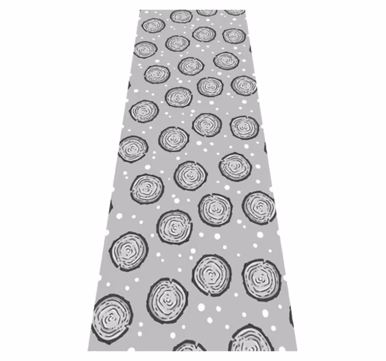 Nordic vinyl rug in alpine style - TenStickers