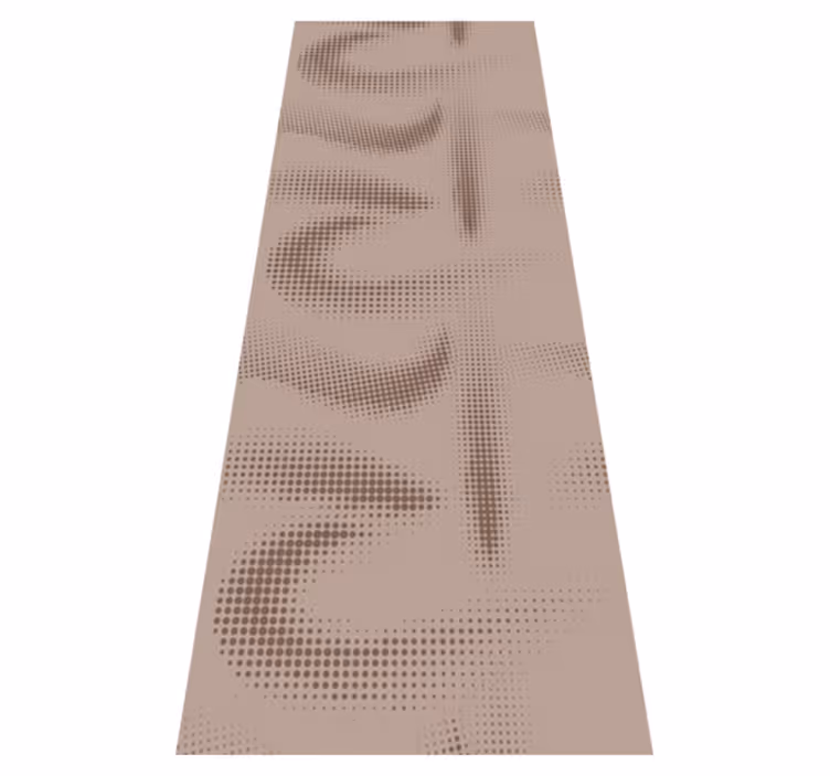 Nordic vinyl rug with scandinavian dotted patterns - TenStickers