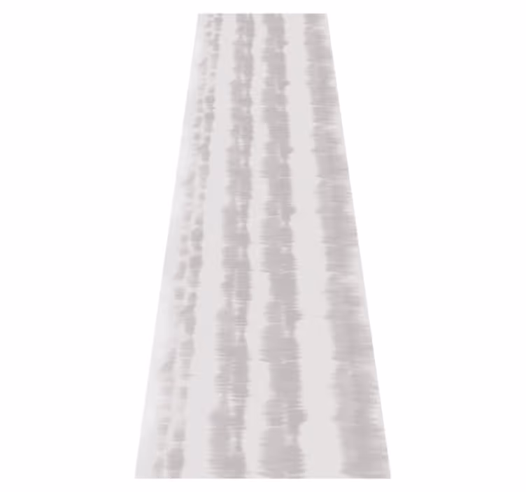 Nordic vinyl rug in light gray lined japandi pattern - TenStickers