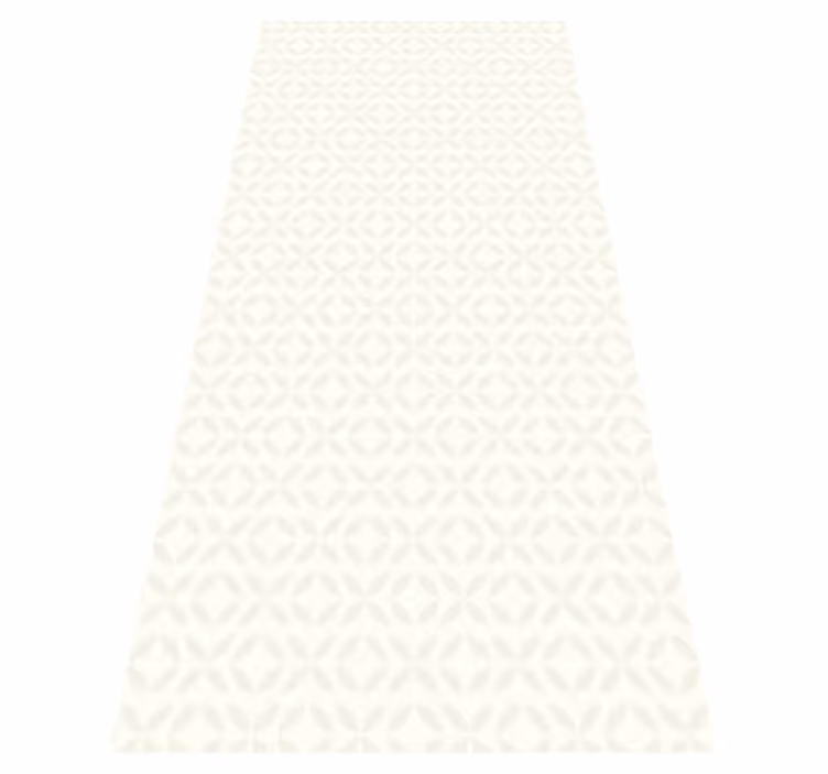 Nordic vinyl rug with grey and white minimal pattern - TenStickers