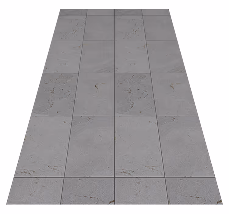 Textured vinyl rug concrete mosaic - TenStickers