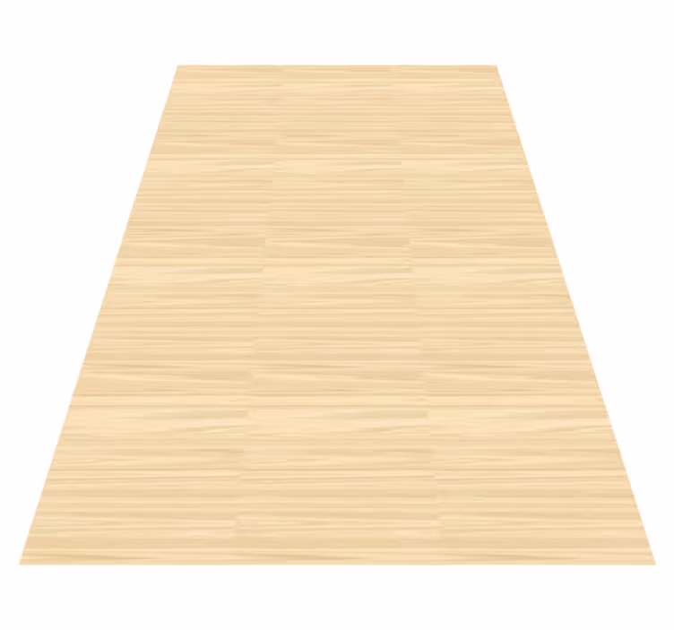 Textured vinyl rug in japandi wood effect design - TenStickers
