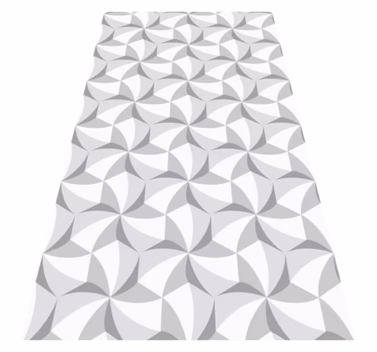 Textured vinyl rug inspired by contemporary cement tiles - TenStickers