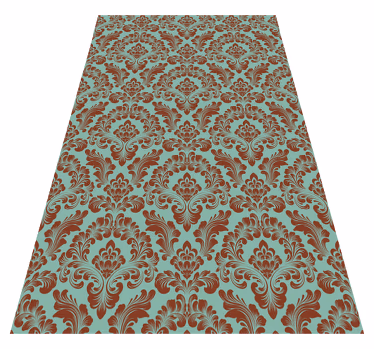 Vintage vinyl rug ormesby hall green - TenStickers