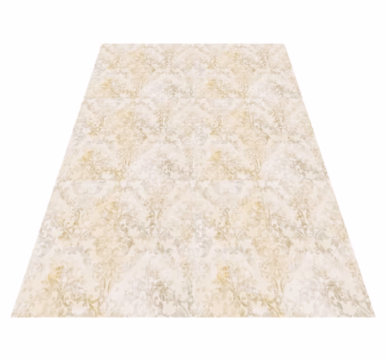 Vintage vinyl rug with damask vintage pattern - TenStickers