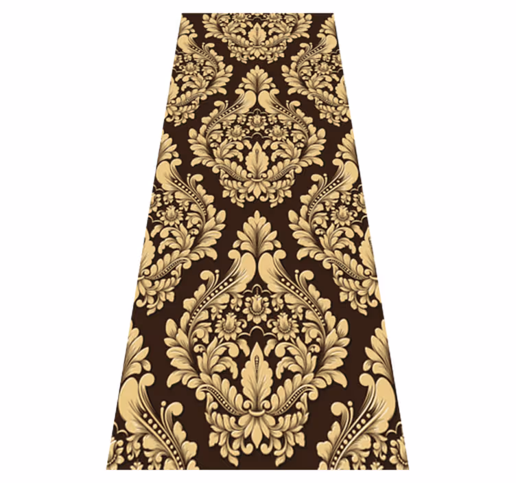 Vintage vinyl rug in timeless victorian design - TenStickers