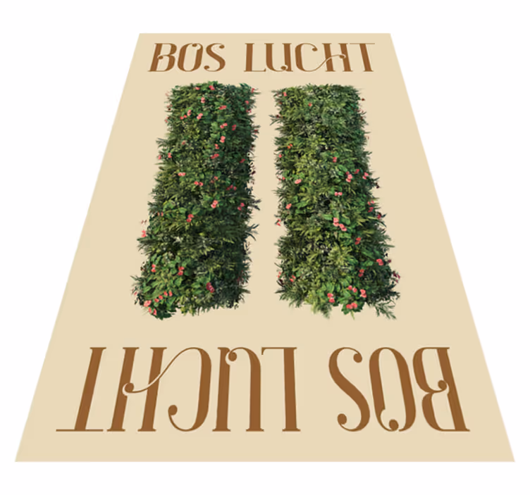 Custom vinyl rug forest air - TenStickers