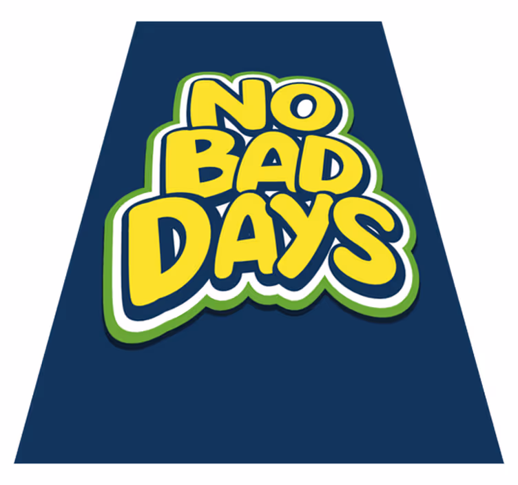 Custom vinyl rug for youth on bad days - TenStickers