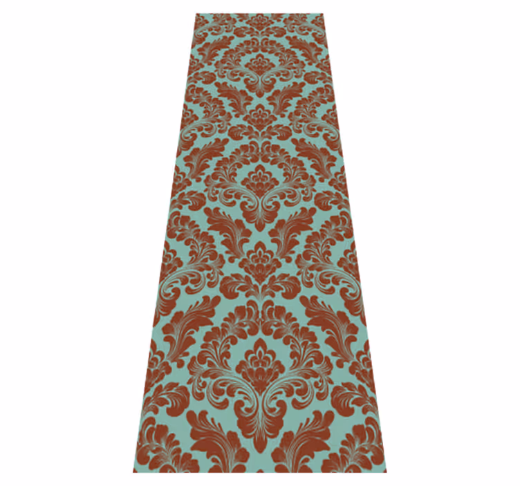Textured vinyl rug ormesby hall green - TenStickers