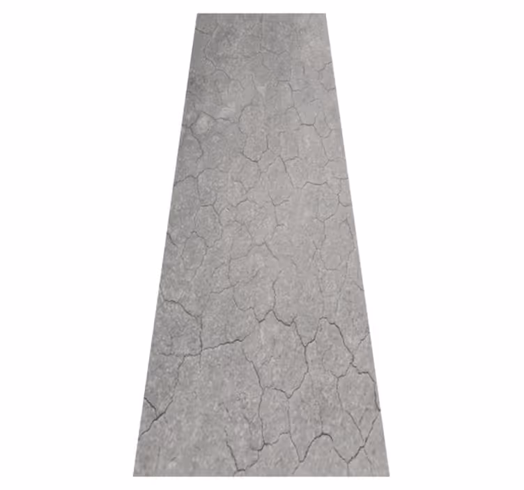 Textured vinyl rug with broken rustic stone design - TenStickers