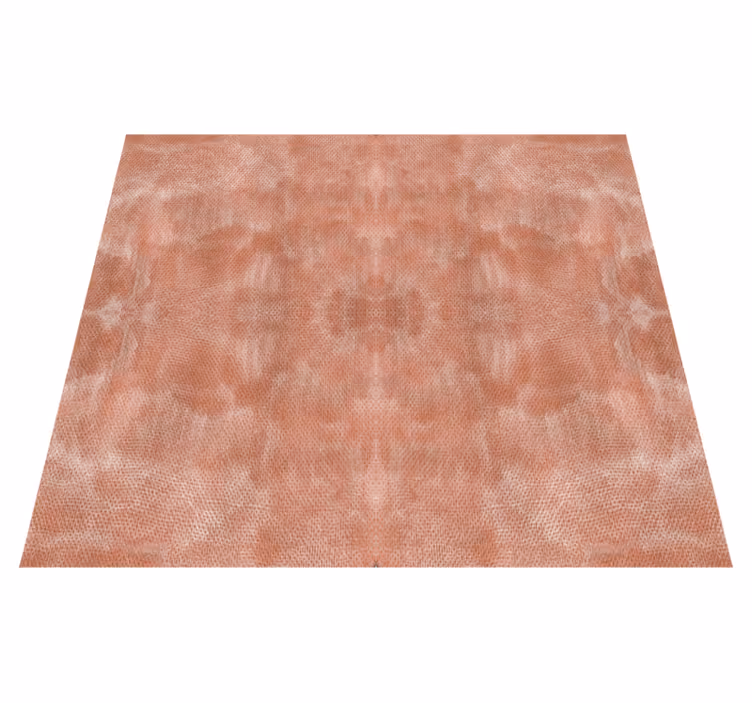 Textured vinyl rug in faux linen style - TenStickers