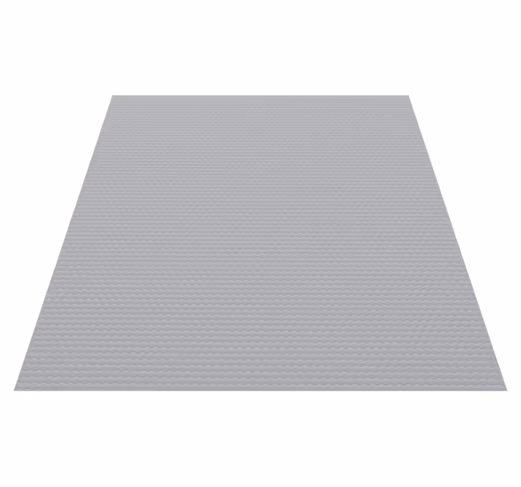 Gray vinyl rug with gray blackout design - TenStickers