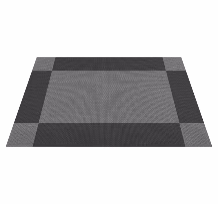 Gray vinyl rug with elegant gray background style - TenStickers