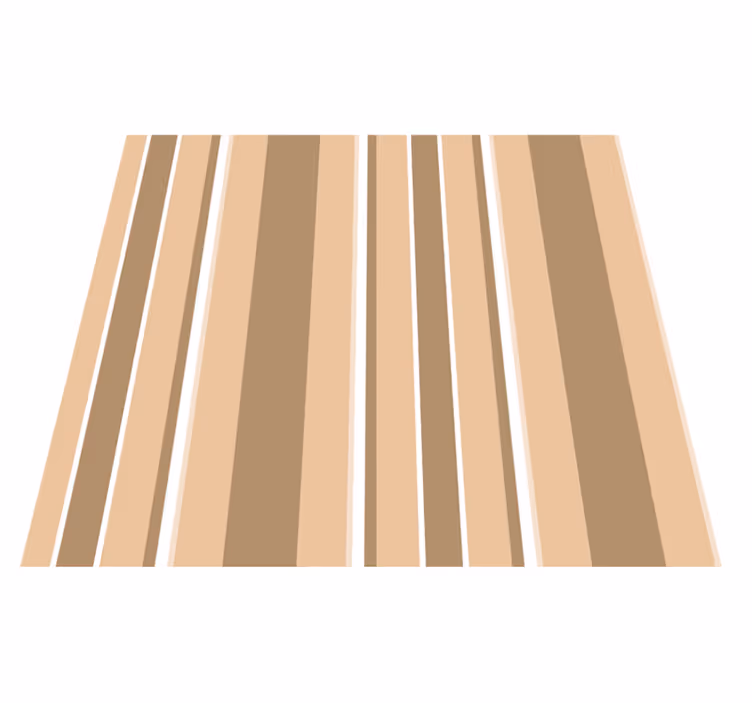 Beige vinyl rug in vibrant tropical hues - TenStickers