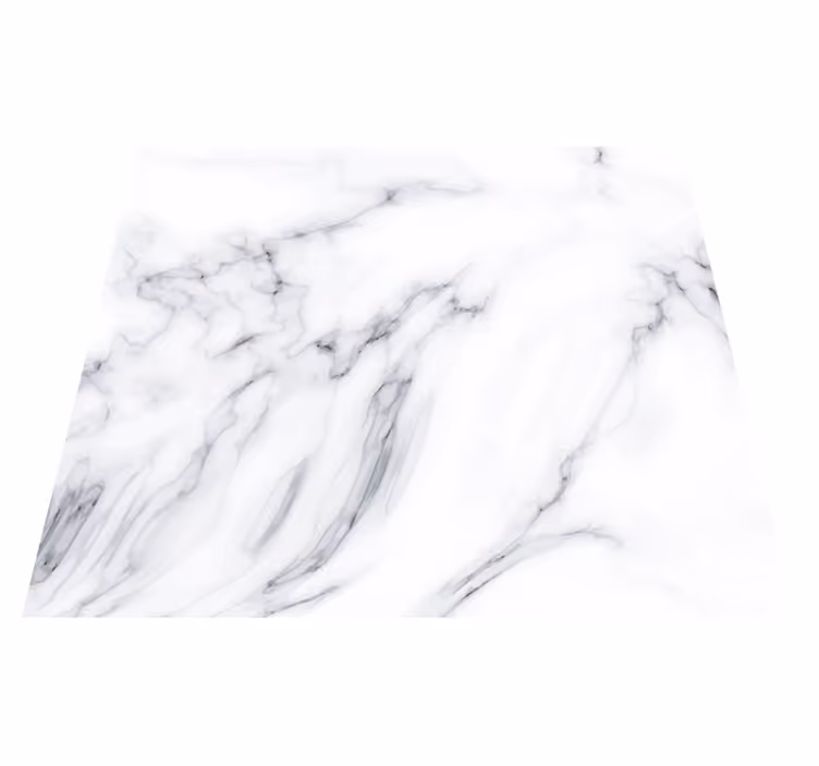 White vinyl rug in marbled swirls of elegance - TenStickers