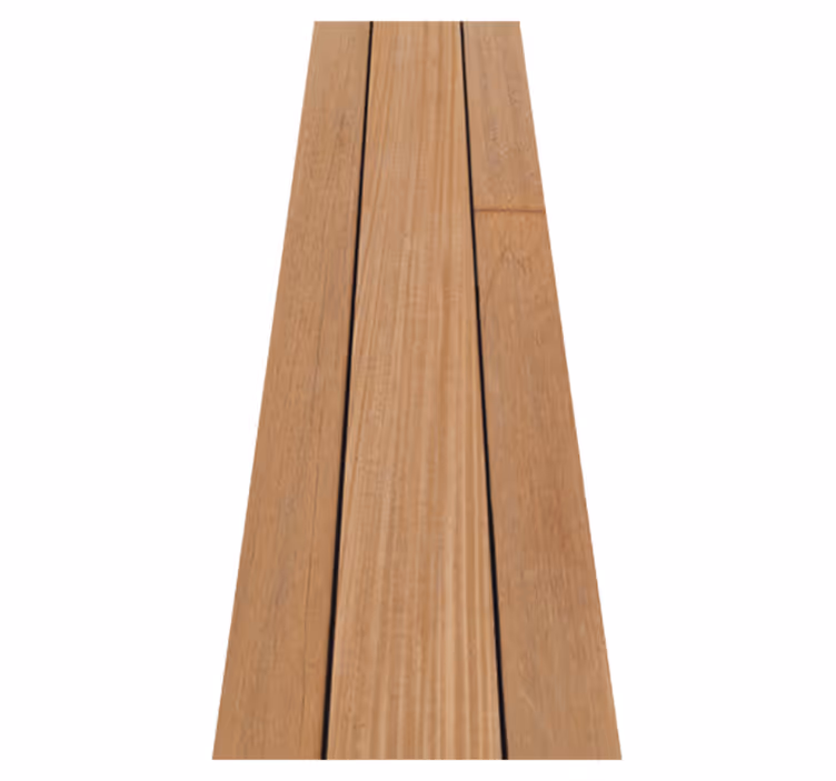Brown vinyl rug with mahogany wood style panels - TenStickers