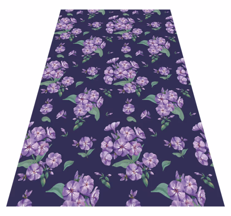 Purple vinyl rug in purple shade for any room - TenStickers