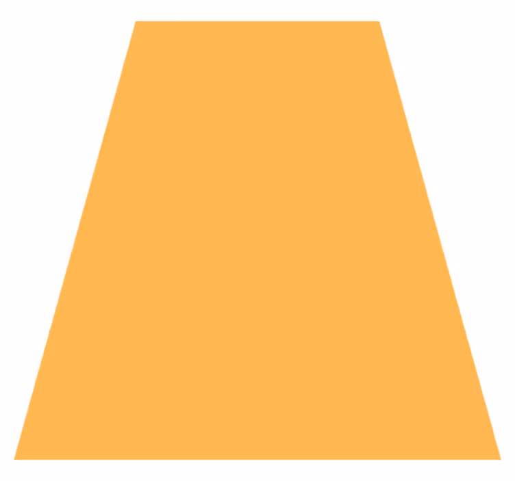 Orange vinyl rug in banana hues - TenStickers