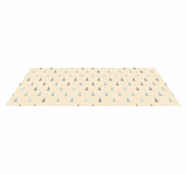 Geometric Triangle Shapes stripes vinyl rug - TenStickers