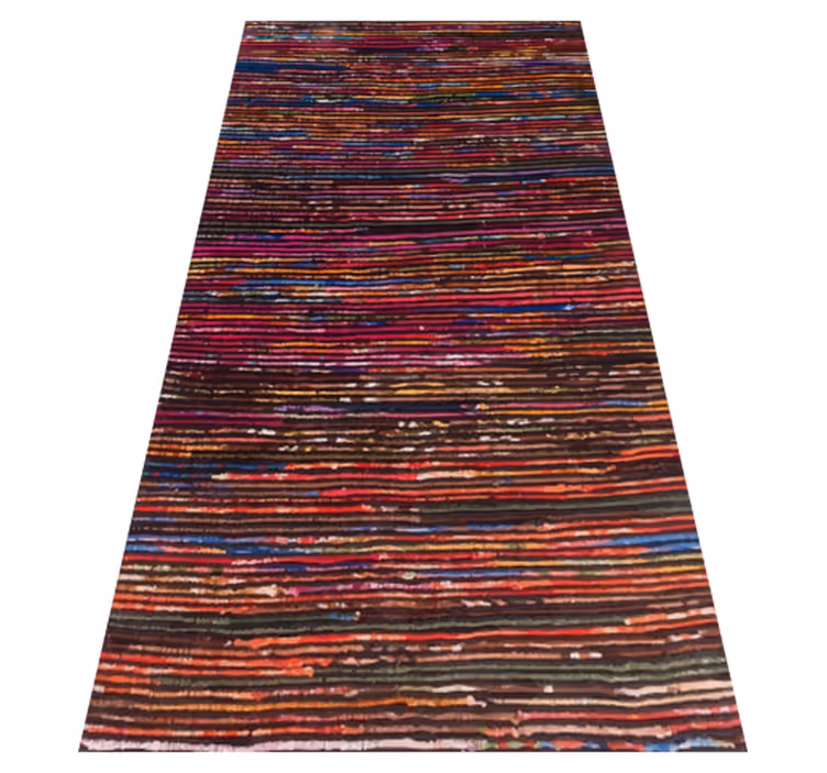Abstract strips modern vinyl rug - TenStickers